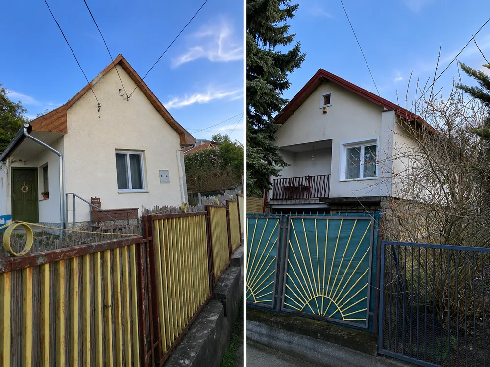 Tetőcsere előtte-utána